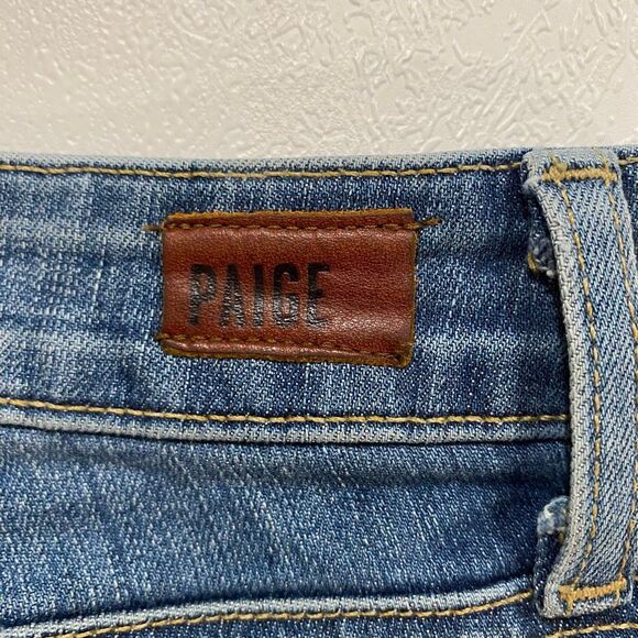 Paige Verdugo Ankle Distressed Skinny Jeans Size 26 - Picture 5 of 6
